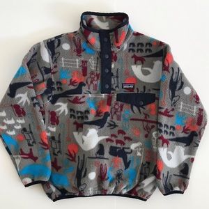Patagonia Kids Snap T Pullover Sweater Aztec